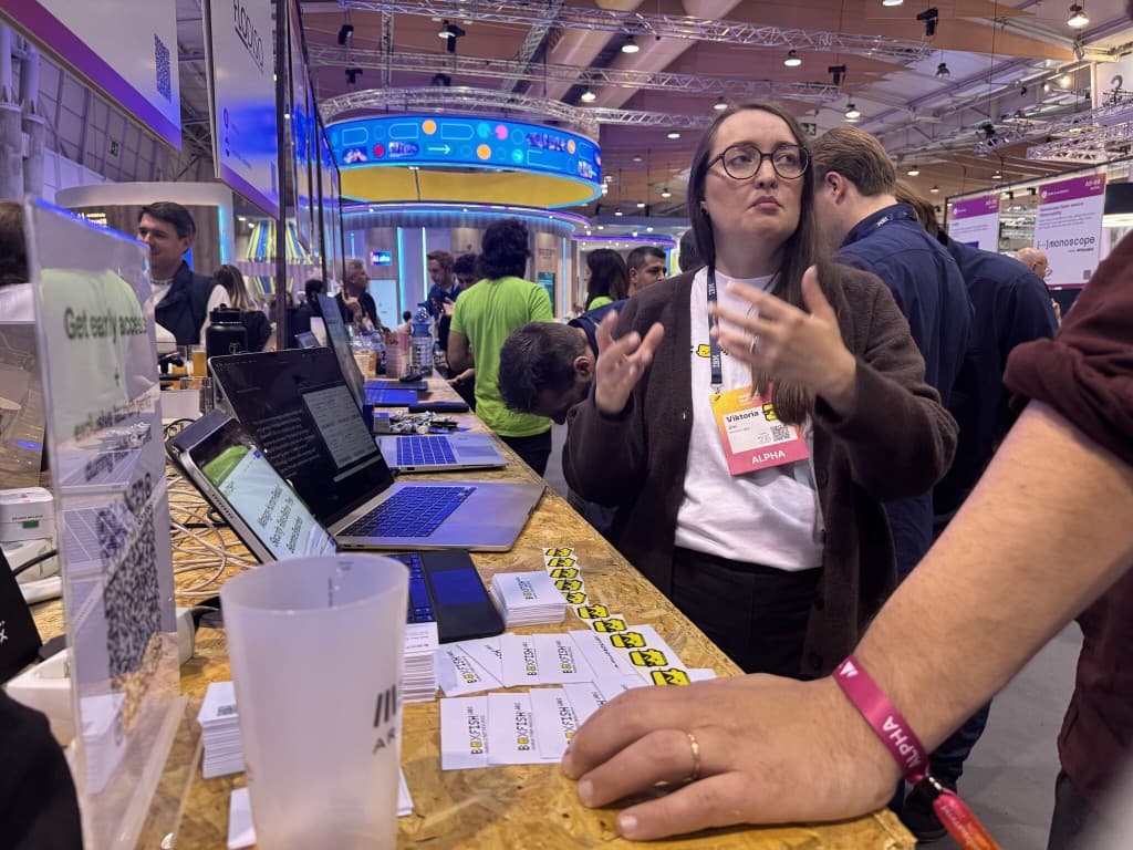Demo at the Boxfish Labs Web Summit stand