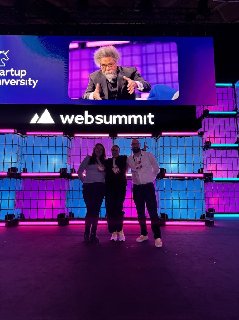 Boxfish Labs team at Web Summit 2025 stage