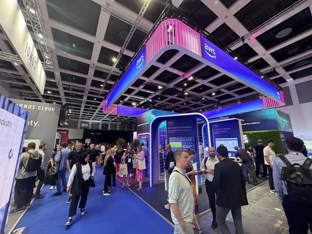 Exhibition hall at GITEX AI Europe Berlin