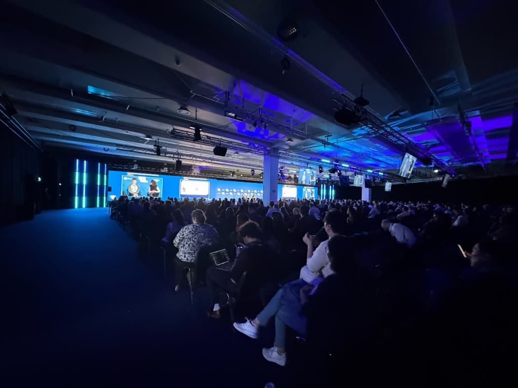 Keynote auditorium at London Tech Week 2026