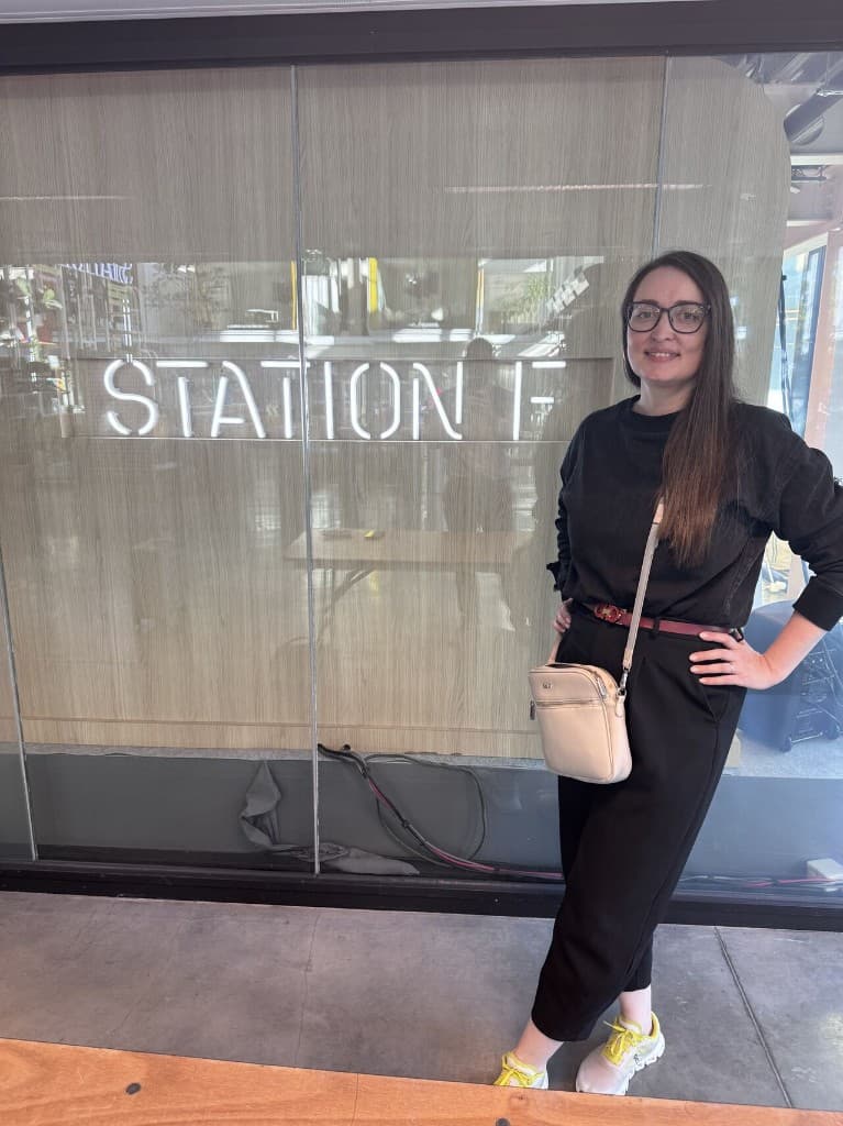 Viktoria Biki at Station F in Paris