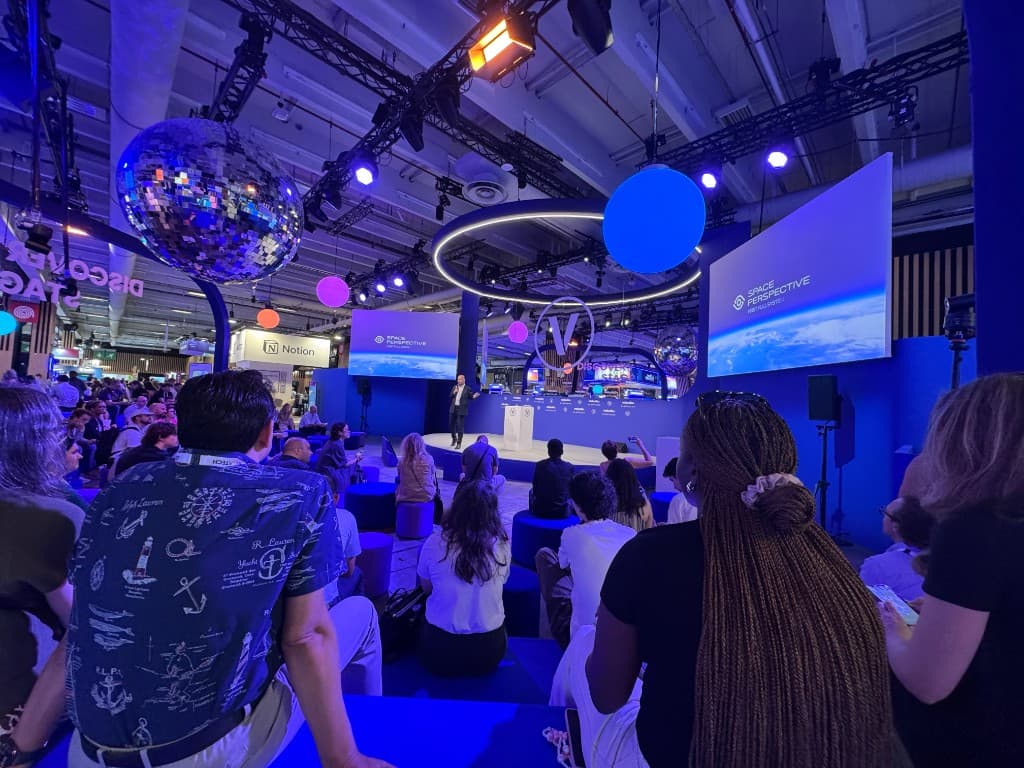 Space Perspective session on stage at Viva Technology 2026